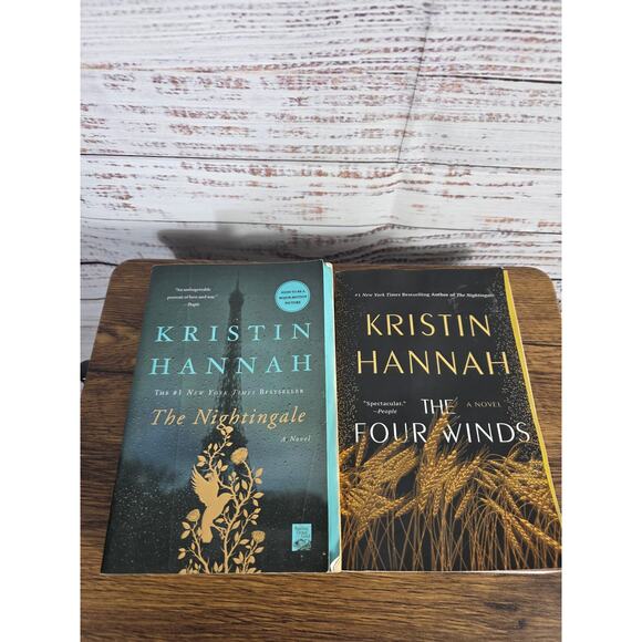 Kristin Hannah Lot of Paperback Books Nightingale and The Four Wings - Picture 1 of 2